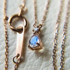 cui-cui ネックレス K10YG ロイヤルブルームーンストーン - メルカリ