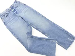 ZARA ザラ USED加工 カットオフ デニムパンツ size36/紺 ■■ レディース