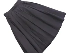 anatelier アナトリエ タック フレア スカート size38/黒 ■■ レディースのサムネイル