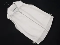 FILA フィラ ゴルフ メッシュ 切替 ベスト sizeXL/白 ■◇ レディース