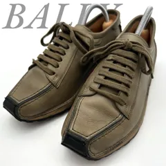 【B5370】 BALLY バリー CHEETAH スニーカー レザー ローカット ドライビングシューズ カーキ レディース スイス製のサムネイル