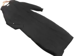 EPOCA エポカ EPOCA THE SHOP エポカザショップ 透かし編み リブニット ロング カーディガン size38/黒 ■◇ レディースのサムネイル