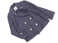 23区 ｘ LIBECO リネン100% ダブル ジャケット size36/紺 ■◇ レディースのサムネイル