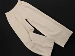green label relaxing グリーンレーベルリラクシング ユナイテッドアローズ リネン混 ワイド パンツ size38/ベージュ ■◇ レディース