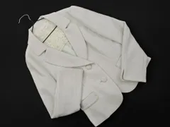 Feroux フェルゥ ラメ パールビーズ テーラード ジャケット size3/白 ■◇ レディースのサムネイル