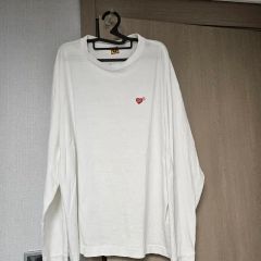 HUMAN MADE クルーネック ニット セーター ホワイト M - メルカリ