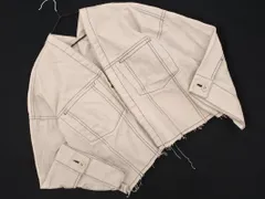 Kastane カスタネ カットオフ ワイドスリーブ ノーカラー ジャケット sizeF/ベージュ ■◇ レディースのサムネイル