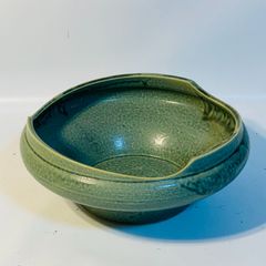 【作家もの】廣田哲哉　どうぶつ鉢　陶芸　陶器製　動物顔ボウル　緑色 作家もの】廣田哲哉 どうぶつ鉢 陶芸 陶器製 動物顔ボウル 緑色 - メルカリ