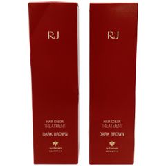 山田養蜂場RJ ヘアカラートリートメント ダークブラウン 2本セット