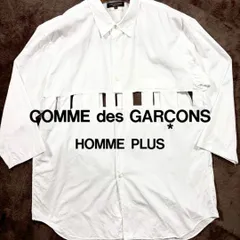 美品/スカルオブライフ期/AD2010(M)●COMME des GARONS HOMME PLUS 長袖 穴加工 シャツ コムデギャルソン オムプリュス 薄手 モード メンズのサムネイル