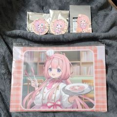 4点セット】ポポラマーマ×にじさんじコラボ 缶バッジ ランチョンマット