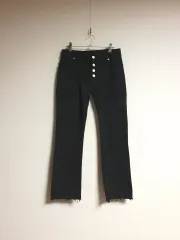 ZADIG&VOLTAIRE ザディグ・エ・ヴォルテール ボタン ディテール ブラック デニム パンツ 25 サイズのサムネイル