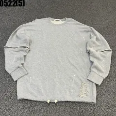 チャンピオン グレー ダメージ ジッパー スウェット Tシャツ 0522