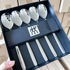 【特価処分】新品未使用 ZWILLING ツヴィリング スプーン5点セット 食品用ステンレス304 実用的なサイズ 箱なし 送料無料のサムネイル