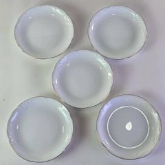 美品 大倉陶園 OKURA プレート 5枚セット 白磁 ゴールド 金縁 - メルカリ