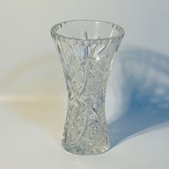 クリスタルガラス 花瓶 フレア型 - メルカリ