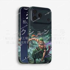 iPhone용 케이스, ONE PIECE Zoro iPhone17/Pro/ProMax,iphone16/e/16Plus/Pro/ProMax, iphone15/15Plus/Pro/ProMax 스마트폰 케이스 휴대 보호