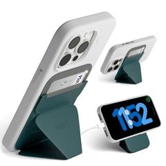 MOFT 스마트 폰 스탠드 [MOVAS? 내구 & 자력 강화 버전] Snap-On iPhone 16 iPhone 15 iPhone14 iPhone13 iPhone12 MagSafe 대응 상처와 얼룩에 강한 마그넷 카드 케이스 최대 2 장 dde3fa2d