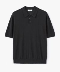 美品】JOHN SMEDLEY / KYSON コットン ボーダー ニットポロ - メルカリ