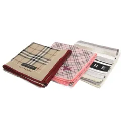 バーバリー BURBERRY セリーヌ 美品 3点 セット ハンカチ マルチカラー ■GY99