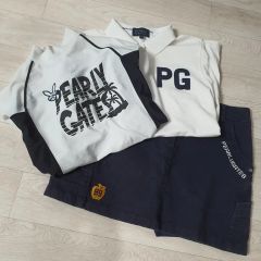 新品☆56,100円PGG パーリーゲイツ ゴルフセットアップ ベージュ0
