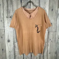 KAPITAL キャピタル 日本製 サーモンピンク ヘンリーネック 半袖 Tシャツ tee メンズ 3 サイズのサムネイル