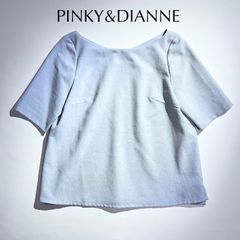 PINKY & DIANNE【タグ付未使用】スタンドタックカットソーブラウス38 