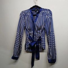 昭和レトロ ヴィンテージサファイアブルーがとても素敵な花柄 上品 