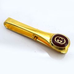 グッチ タイピン GG ロゴ インターロッキング ゴールドカラー - メルカリ