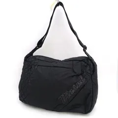 DIESEL / ディーゼル ■2WAY クロスボディ　ショルダーバッグ　ハンドバッグ　ナイロン　ブラック 【バッグ/バック/BAG】【中古】