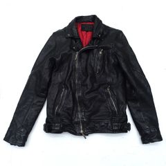 leather jacket 00s archive gimik - メルカリ
