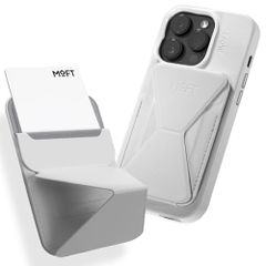 MOFT [공식 직영점] 자력 강화판 Snap-On 스마트 폰 스탠드 iPhone 17/16/15/14/13/12 시리즈 대응 카드 케이스 MagSafe 대응 마그넷 카드 수납 지갑 스탠드 스마트 폰 그립 얇은 경량 접이식 a3cf91f9