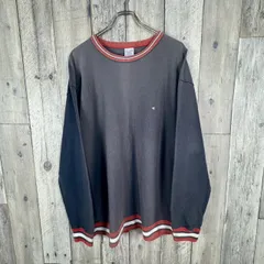 Champion チャンピオン フェード ネイビー REVERSE WEAVE T-SHIRT リバースウィーブ リンガーネック ロンT 長袖 Tシャツ tee メンズ M サイズ