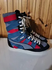 240mm プーマ x Alexander McQueen アレキサンダー・マックイーン CUTマンハイ 붕대 スニーカー