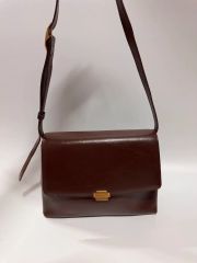 TOTAL FASHION ショルダーバッグ ブラウン 本革 - メルカリ