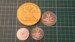 三陸 海の博覧会 記念メダル 金銀セット - メルカリ