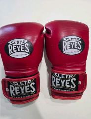 レイジェス REYES マジックテープ ボクシング グローブ 8-OZ 赤 黒