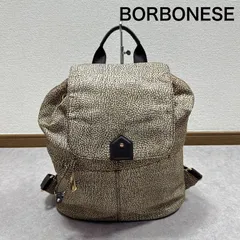 BORBONESE ボルボネーゼ うずら柄 ナイロン リュック 巾着口のサムネイル