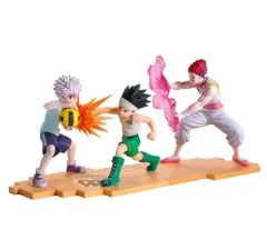 (セット) HUNTER×HUNTER BANPRESTO フィギュア グリードアイランド キルア ゴン ヒソカ