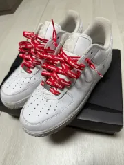 275 NIKE シュプリーム フォース 白/白