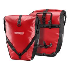 名作】ORTLIEB オルトリーブ 防水パニアバッグ 2個セット レッド 赤