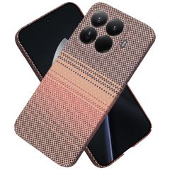[Moilyo]Xiaomi 15T Pro용 케이스 아라미드 섬유제 초박·경량형 내충격 샤오미 미 15t 프로용 스마트폰 커버 지문 방지 카본조 내구 전면 보호 케이스 mi15tPro 커버(Sunset Gold)t a534ef7e