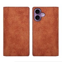 신품 ABBI SIGNATURE iPhone 17용 케이스 수첩형 일본제 이탈리안 가죽 MARGOT [ MagSafe 대응 베지터블 탄닌 레더 가죽 장인 핸드메이드 무선 충전 대응 ] ABS27792i17 브라운[정규품]