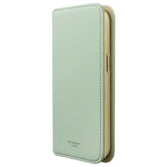 新品 GRAMAS COLORS iPhone15用 PUレザー シュリンクPUレザー iPhoneケース スマホケース 手帳型ケース 合皮