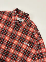 MSGM チェック シャツ 店舗タブ 42 (100-105)のサムネイル