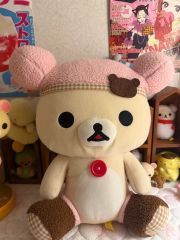 コリラックマ フェイス型 ビッグダイカットラグ 約117cm♡ - メルカリ