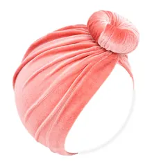 ベロア ベルベット ターバン ヘアーバンド ヘアバンド ヘッドバンド ニューボーンフォト 頭 保護 帽子 リボン 春夏秋冬 新生児 赤ちゃん ベビー (ライトピンク, 同じサイズ) [ライトピンク] [同じサイズ]