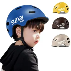 【新品】 SUNRIMOON 自転車 ヘルメット 子供 バランスホイールヘルメット キッズ 耐衝撃 ヘルメット 自転車 小学生 取り出し可能 洗濯可能 女の子男の子兼用 超軽量 通学 通気 調整可能(3-14歳)CPSC安全規格&CE取得済み(EN1078 0のサムネイル
