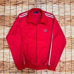 希少】90s FRED PERRY トラックジャケット ポルトガル製 オレンジ