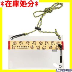 DIVAID 포켓 몬스터/포켓몬 클리어 사코쉬 피카츄 각종 스마트폰 대응 스마트폰 파우치 클리어 숄더 파우치 투명 얇은 경량 비스듬히 걸어 길이 조절 가능 2way 숄더백 1927
